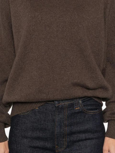 KHAITE Margaux Sweater - Brown