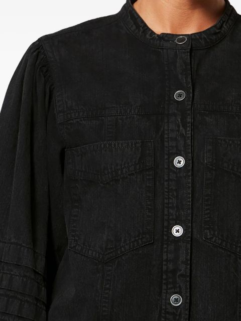 MARANT ÉTOILE Mileda patch-pocket shirt - Black