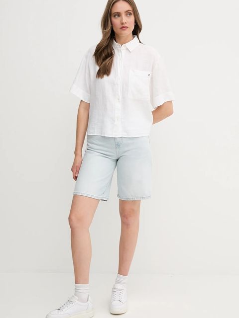 Tommy Hilfiger koszula lniana - zdjęcie produktu nr 1