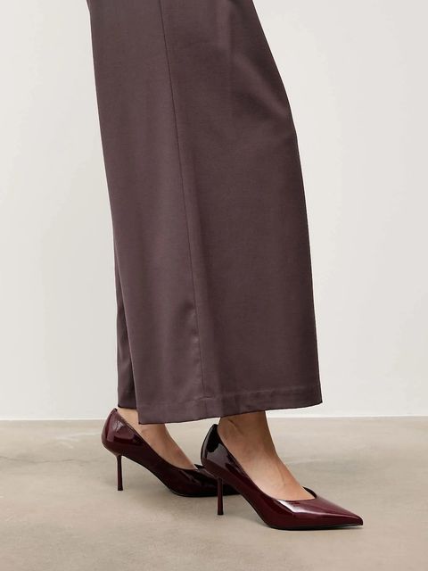 Answear.LAB szpilki skórzane kolor bordowy - zdjęcie produktu nr 1