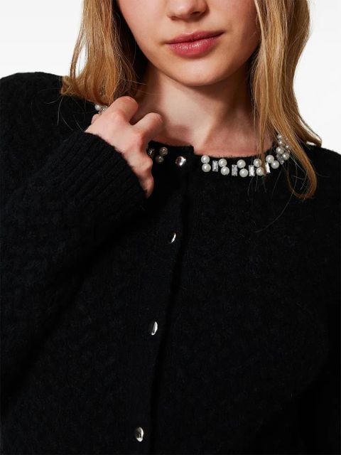 TWINSET embroidered cardigan - Black