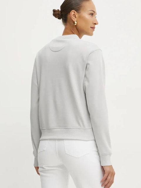 Guess bluza damska kolor szary z aplikacją W5RQ04 KB683