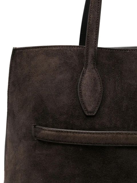 TOTEME suede lounge tote bag - Brown