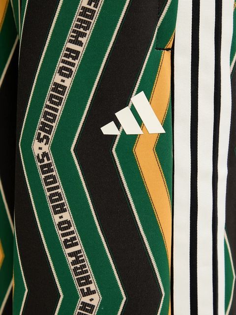 adidas spodnie dresowe x Farm Rio damskie kolor czarny wzorzyste JL8615