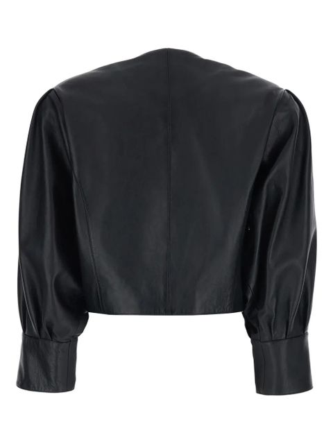 Chloé button lamb jacket - Black