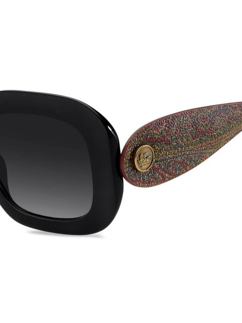 ETRO logo-deail sunglasses - Black