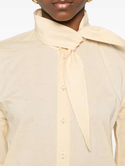 LEMAIRE foulard short-sleeve shirt - Yellow
