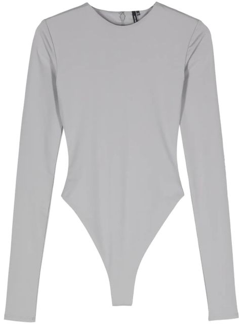 ENTIRE STUDIOS round-neck long-sleeved bodysuit - Grey - zdjęcie produktu nr 1