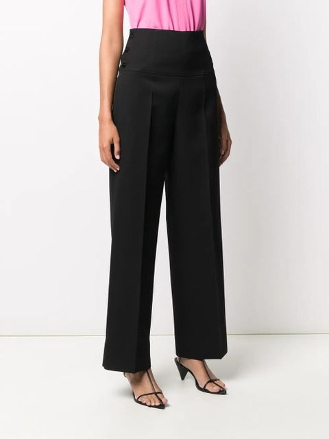 Jil Sander wide-leg tailored trousers - Black