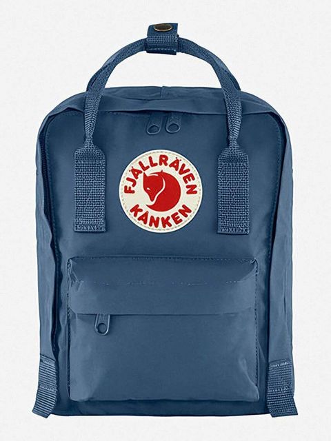 Fjallraven plecak Kanken Mini kolor niebieski duży gładki F23561.540-540 - zdjęcie produktu nr 1
