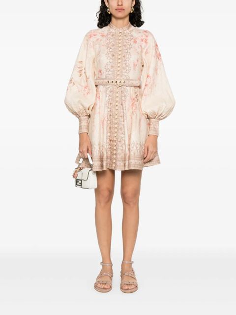 ZIMMERMANN Illuminate mini dress - Neutrals - zdjęcie produktu nr 2