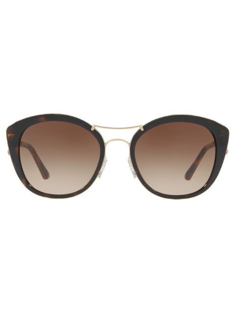 Burberry Eyewear vintage check detail sunglasses - Brown - zdjęcie produktu nr 1