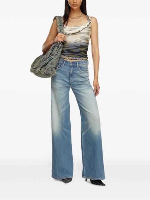 Diesel D-Akemi cotton-blend jeans - Blue