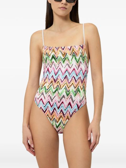 Missoni zigzag swimsuit - Neutrals - zdjęcie produktu nr 2