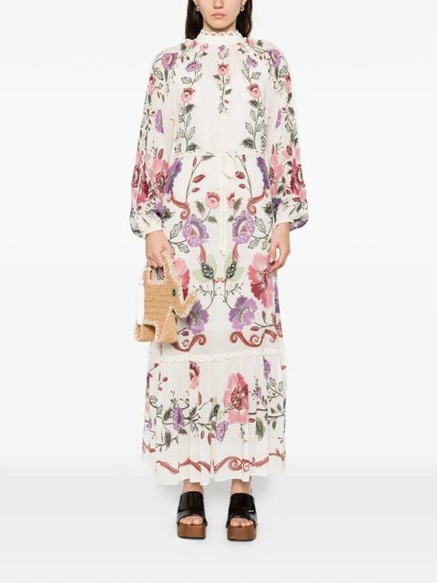 FARM Rio floral-print maxi dress - White - zdjęcie produktu nr 2