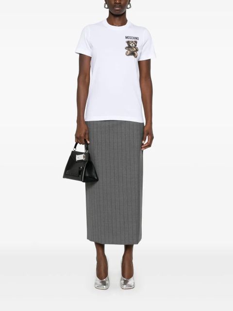 Moschino Leo Teddy-print T-shirt - White - zdjęcie produktu nr 2