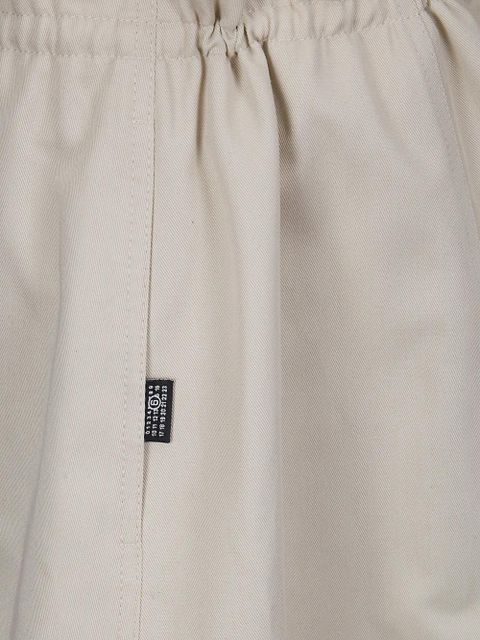 MM6 Maison Margiela long gathered skirt - Neutrals