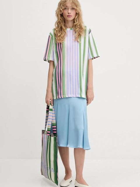 Stine Goya t-shirt bawełniany damski kolor zielony SG-PF25-T009-2243 - zdjęcie produktu nr 2