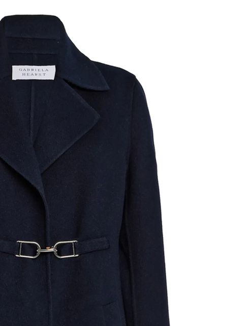 Gabriela Hearst Dee buckle cashmere coat - Blue - zdjęcie produktu nr 2
