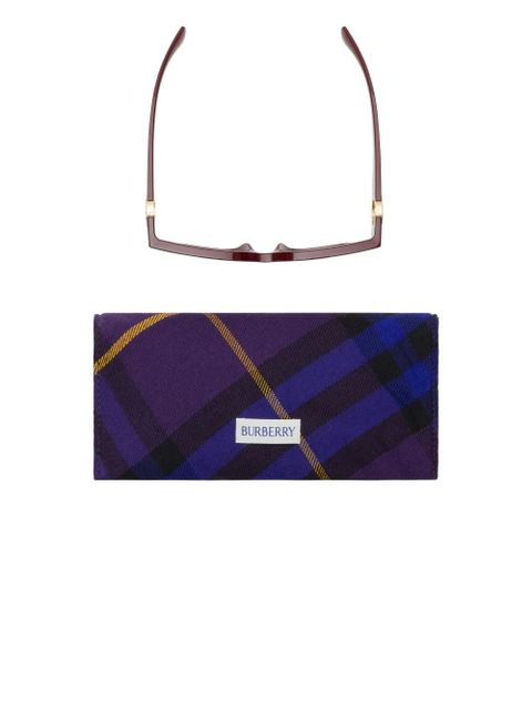 Burberry Eyewear EKD rectangular-frame sunglasses - Brown - zdjęcie produktu nr 2