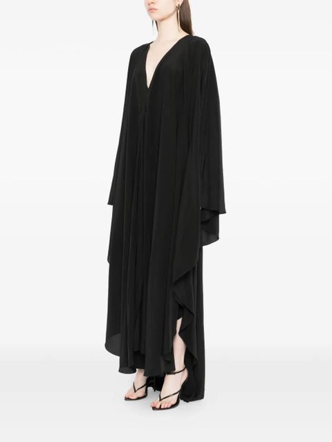TOM FORD Asymmetric V-neck dress - Black