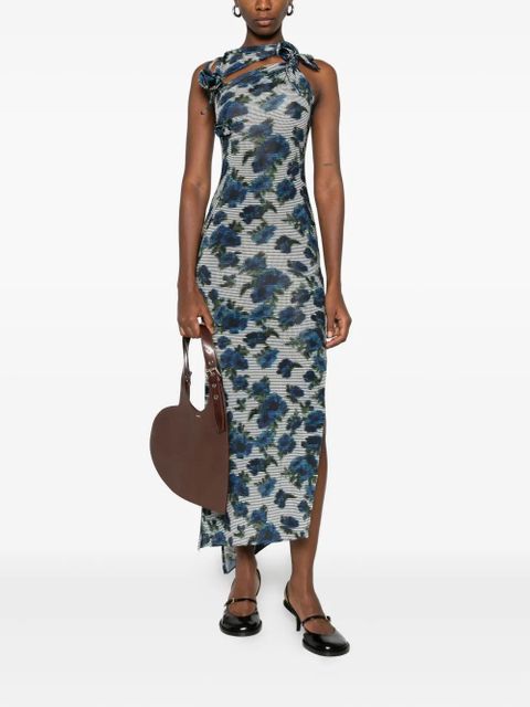 Coperni floral-print maxi dress - Blue - zdjęcie produktu nr 2
