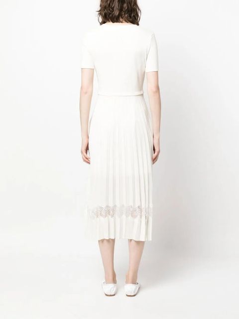 Claudie Pierlot Twist midi dress - Neutrals
