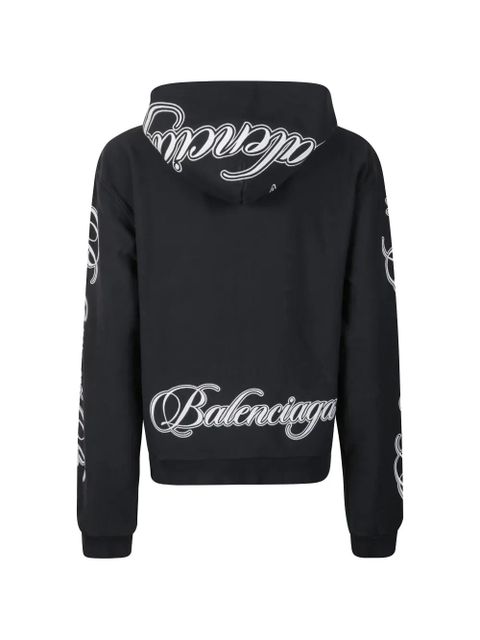 Balenciaga zip cotton knitwear - Black - zdjęcie produktu nr 2