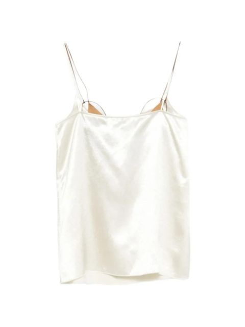 Alysi satin top - White - zdjęcie produktu nr 2