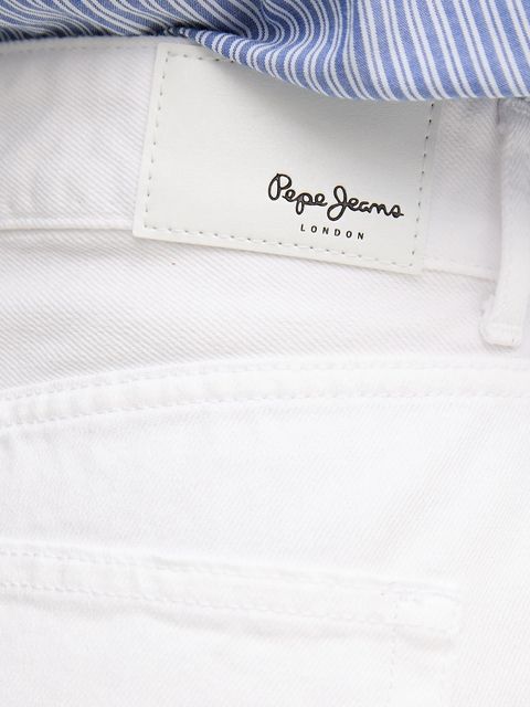 Pepe Jeans szorty jeansowe BERMUDA SHORT UHW WHT