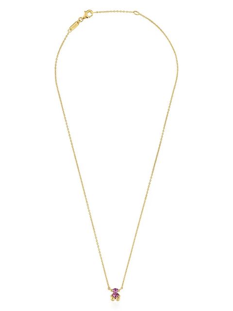 Tous naszyjnik ze srebra pokrytego złotem Bold Bear Lab 1004254300 - zdjęcie produktu nr 2