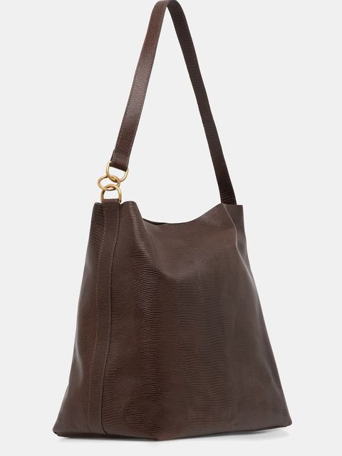 Sessun torebka skórzana kolor brązowy 25102025 - zdjęcie produktu nr 2