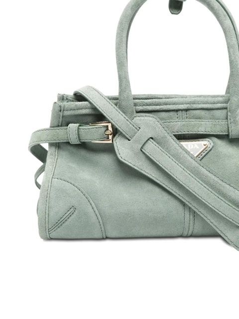 Prada logo-detail tote bag - Green