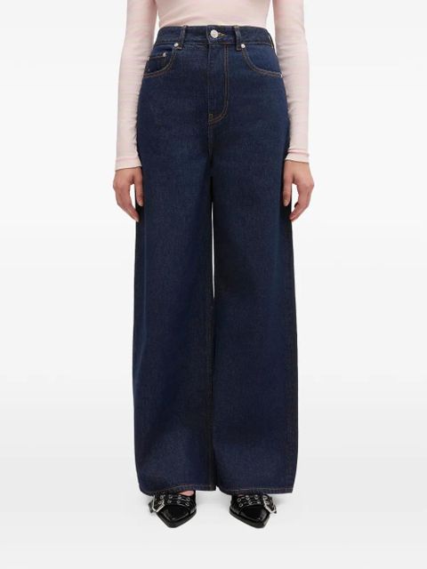 GANNI Izey five-pockets jeans - Blue