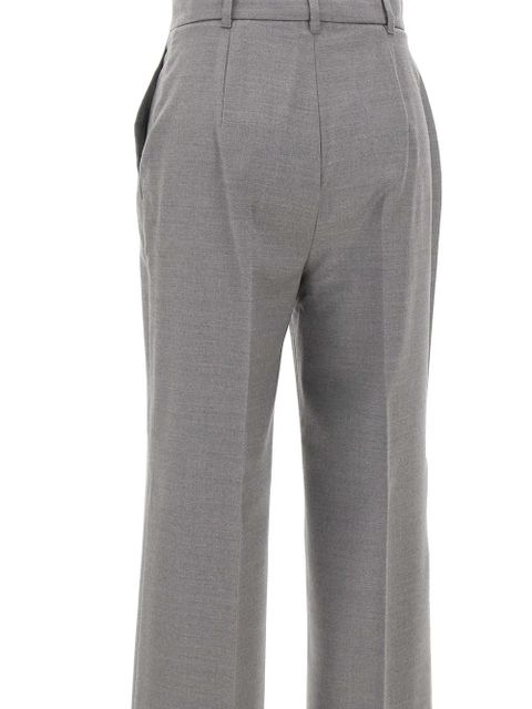 Max Mara belt loops crease trousers - Grey