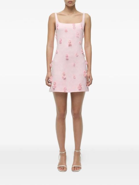 Simkhai Cailinn floral-appliqué dress - Pink