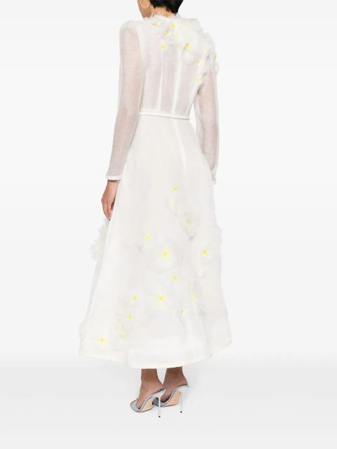 ZIMMERMANN Matchmaker Daisy midi dress - White