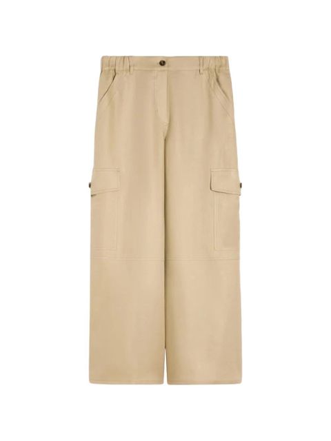 Weekend Max Mara Finale linen cargo-pocket trousers - Neutrals - zdjęcie produktu nr 1