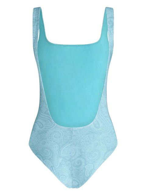 ETRO paisley-print sleeveless swimsuit - Blue - zdjęcie produktu nr 2