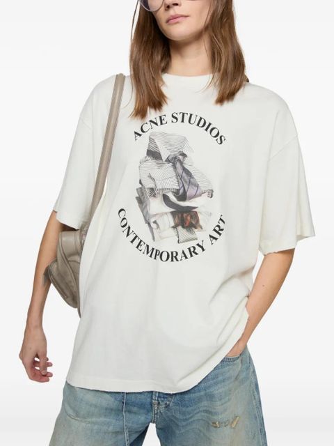 Acne Studios printed T-shirt - Neutrals