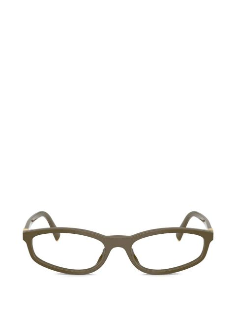 Miu Miu Eyewear round-frame glasses - Green - zdjęcie produktu nr 1