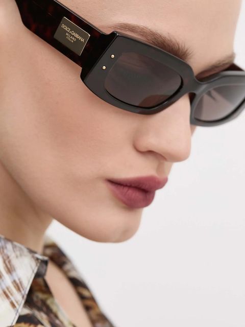 Dolce & Gabbana okulary przeciwsłoneczne damskie kolor brązowy 0DG4479