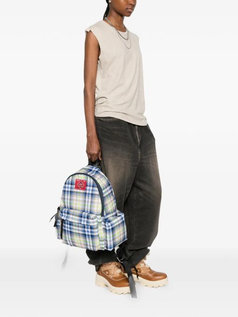 Vivienne Westwood medium George tartan-print backpack - White - zdjęcie produktu nr 2