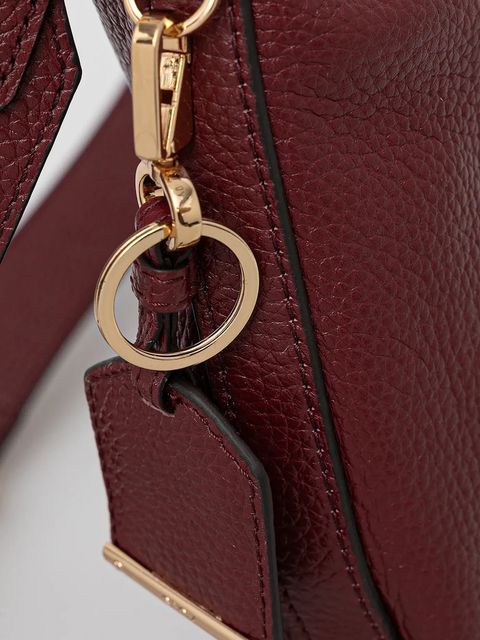 Geox torebka skórzana AURELYI kolor bordowy D36KYA 00046