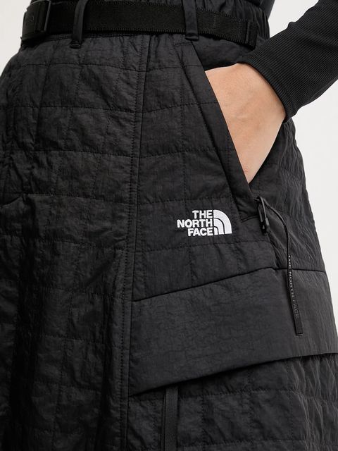 The North Face spódnica Quilted Volume kolor czarny midi rozkloszowana NF0A8E7BJK31