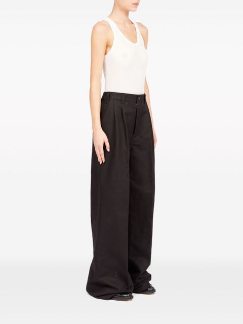 Maison Margiela wide-leg tailored trousers - Black - zdjęcie produktu nr 2
