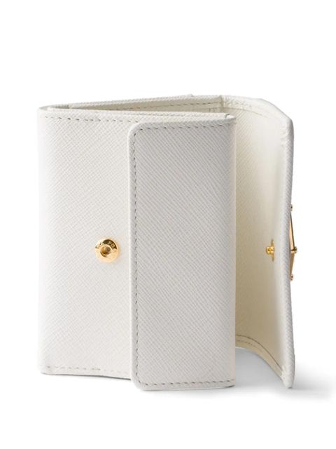 Prada small Saffiano wallet - White