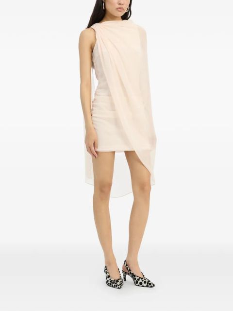 ROTATE BIRGER CHRISTENSEN cape-detail mini dress - Pink - zdjęcie produktu nr 2