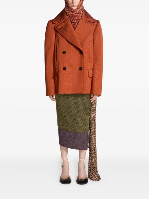 DRIES VAN NOTEN double-breasted jacket - Orange - zdjęcie produktu nr 2