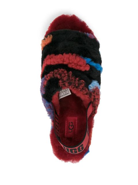 UGG Fluff Yeah slides - Red